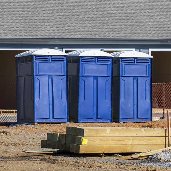 are there different sizes of portable restrooms available for rent in Shenandoah Texas